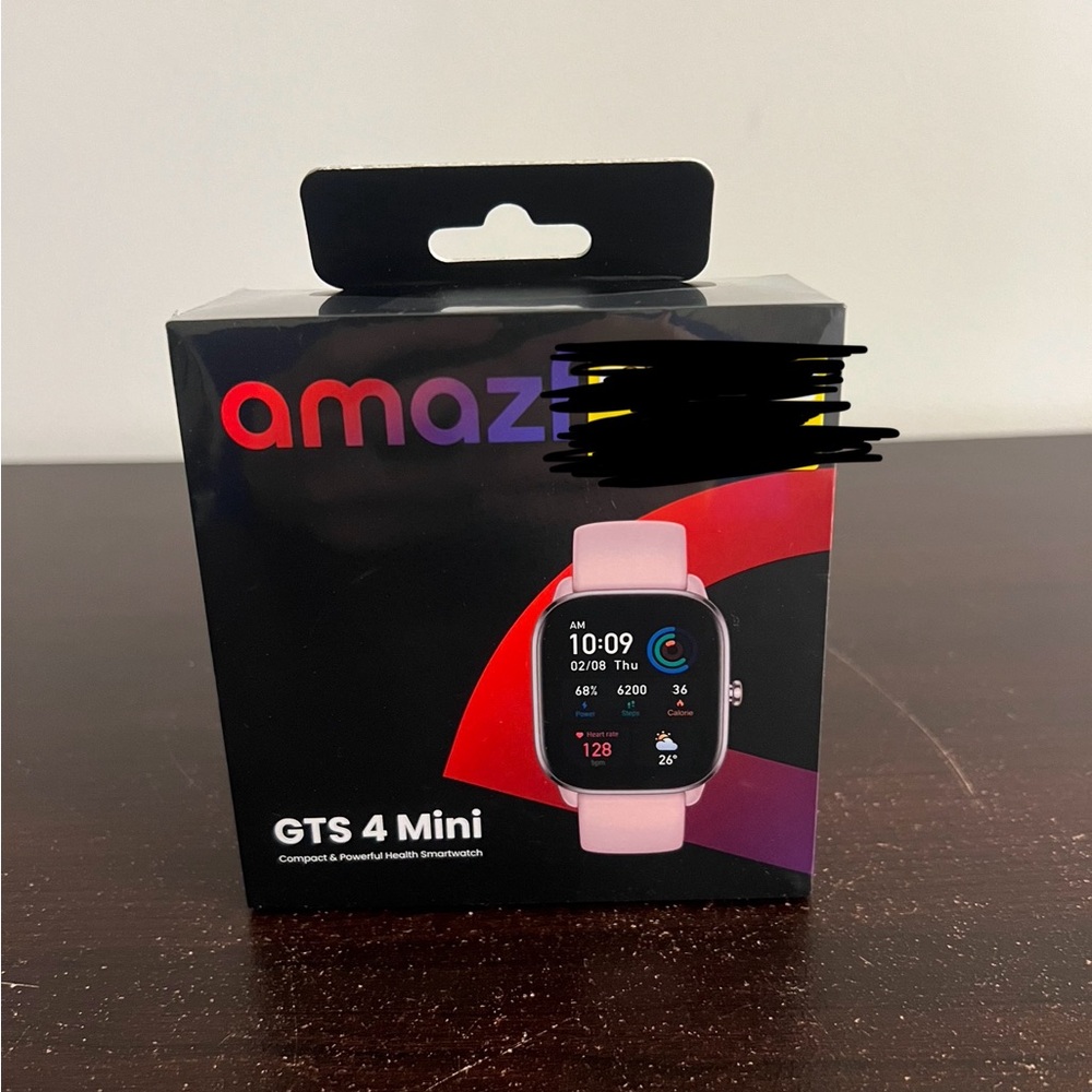 Amazfit GTS 4 Mini Smart Watch - Flamingo Pink (BRAND NEW)